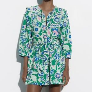 Zara floral dress